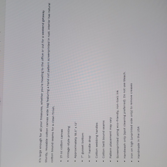 NEW Dance Happy Limited Edition Giada Wide Tote and matching cosmetic bag - Picture 10 of 13